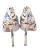 Ted Baker Floral Print Slingback Pumps