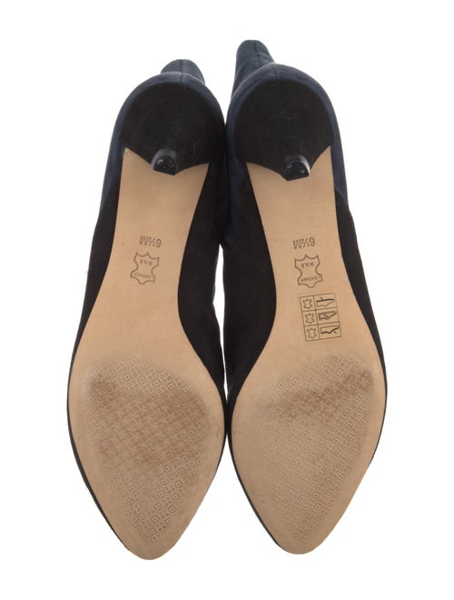 Ted Baker Suede Floral Print Lace-Up Boots