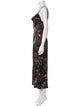 Ted Baker Floral Print V-Neck Jumpsuit