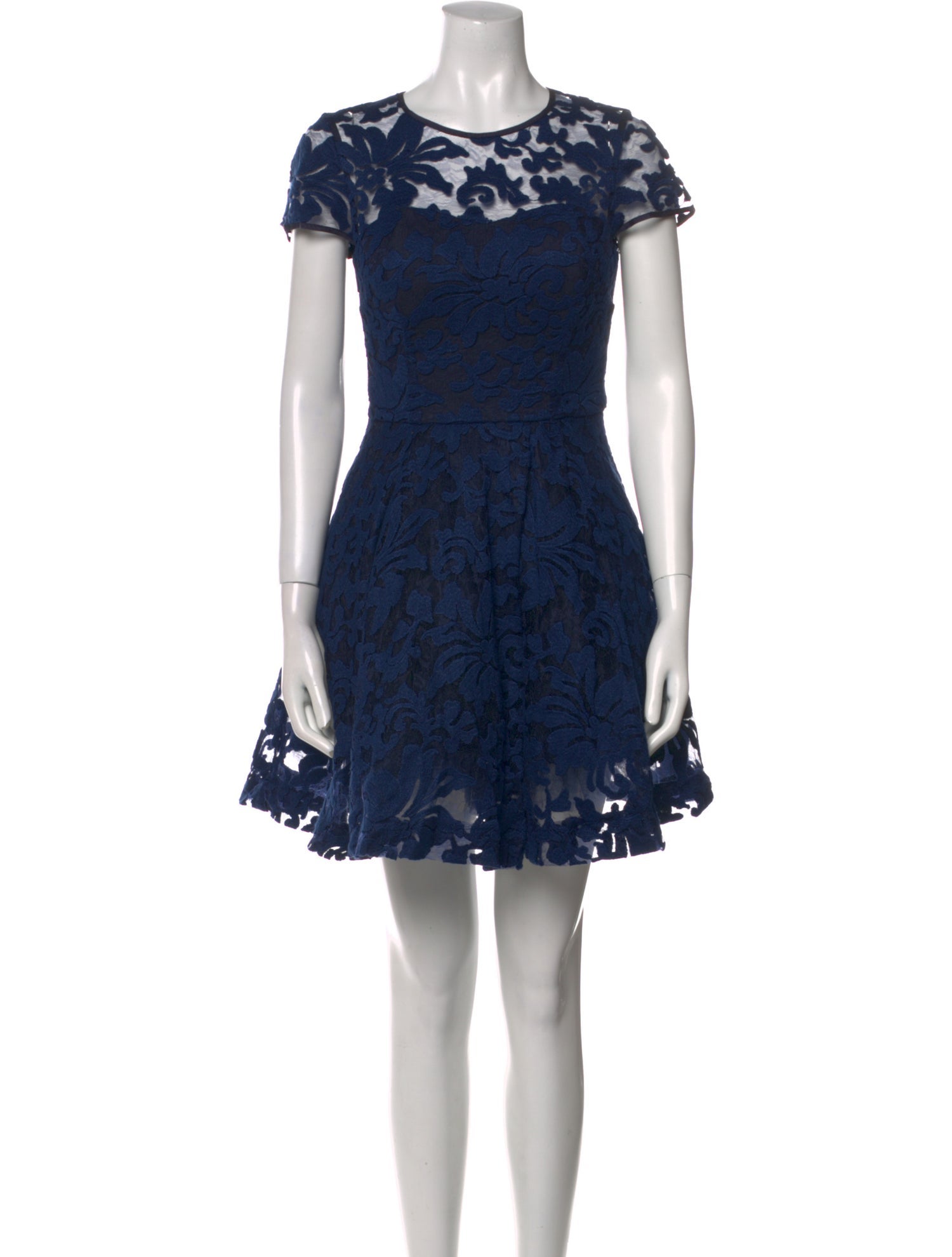 Ted Baker Lace Pattern Mini Dress