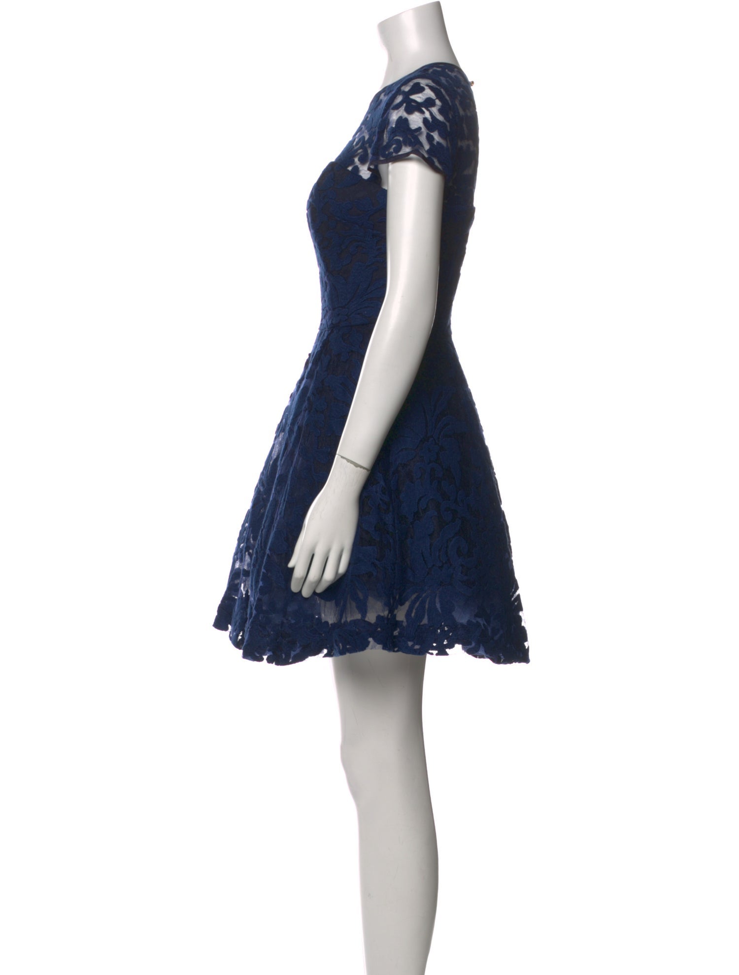 Ted Baker Lace Pattern Mini Dress