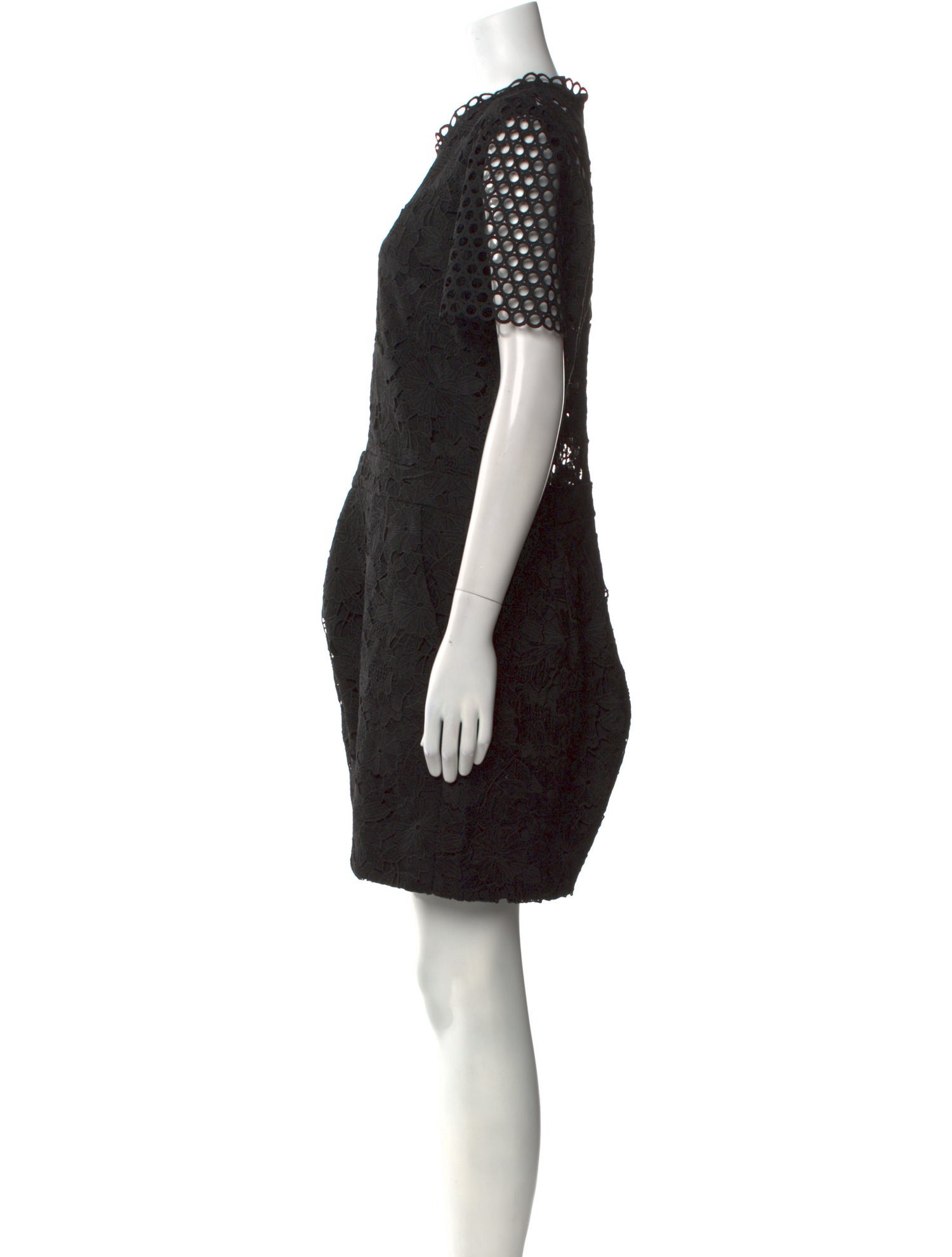 Ted Baker Lace Pattern Crew Neck Romper