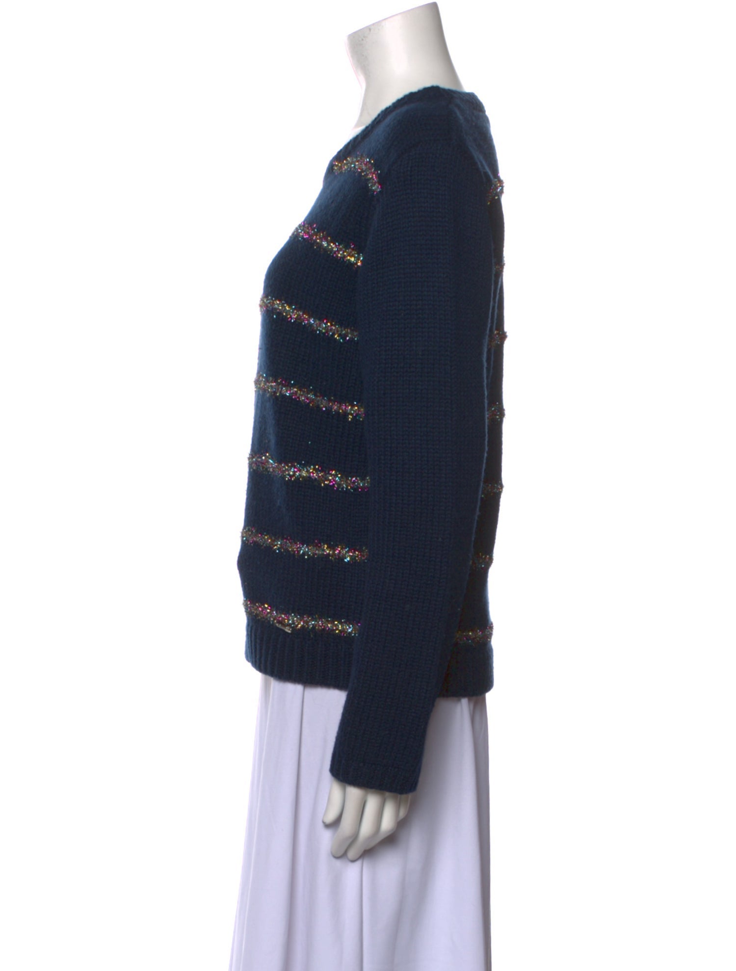 Ted Baker Striped Scoop Neck Sweater