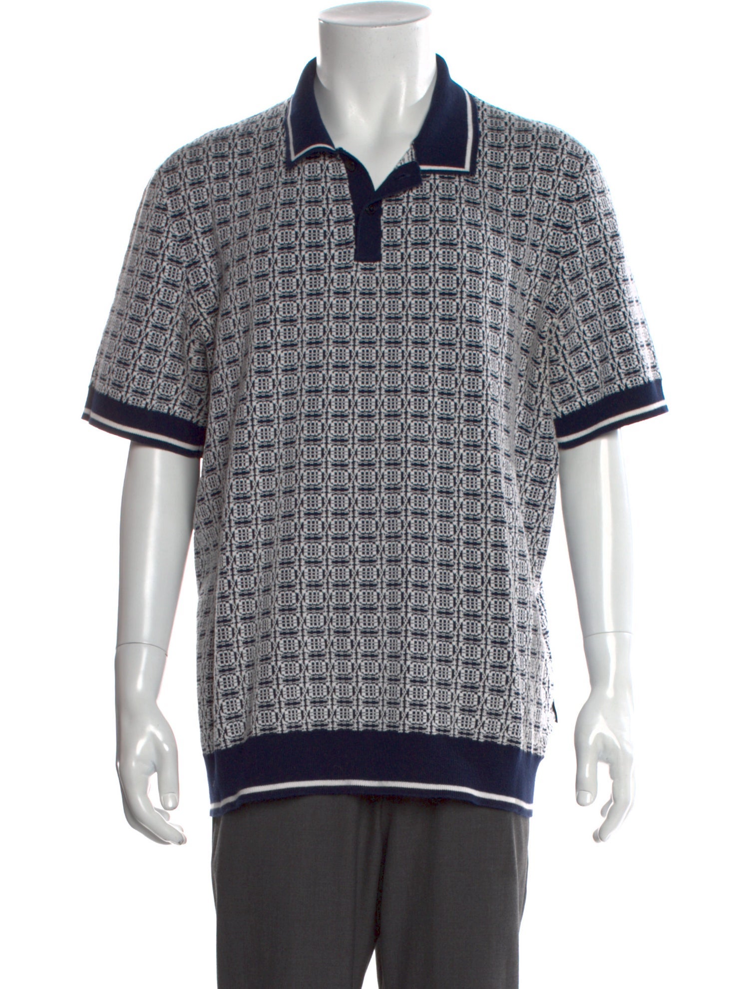 Ted Baker Printed Collar Pullover