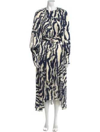 Ted Baker Printed Long Dress