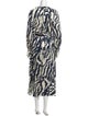 Ted Baker Printed Long Dress