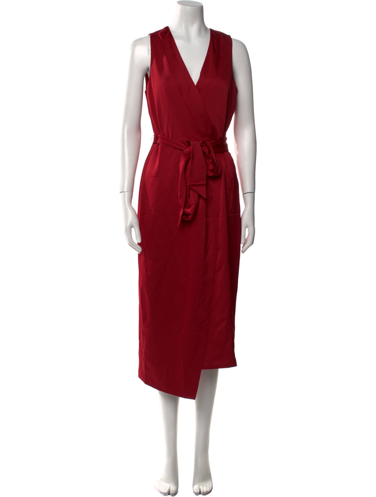 Ted Baker V-Neck Midi Length Dress