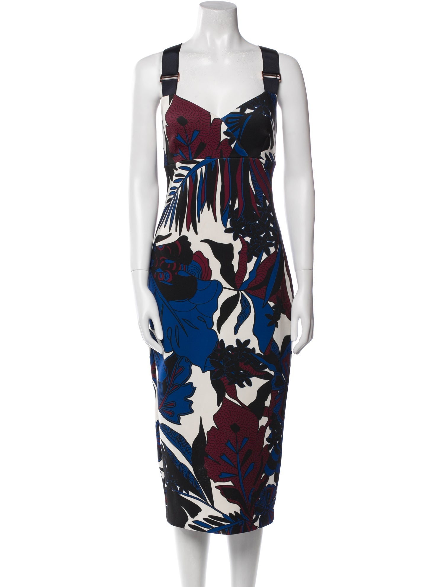 Ted Baker Floral Print Long Dress
