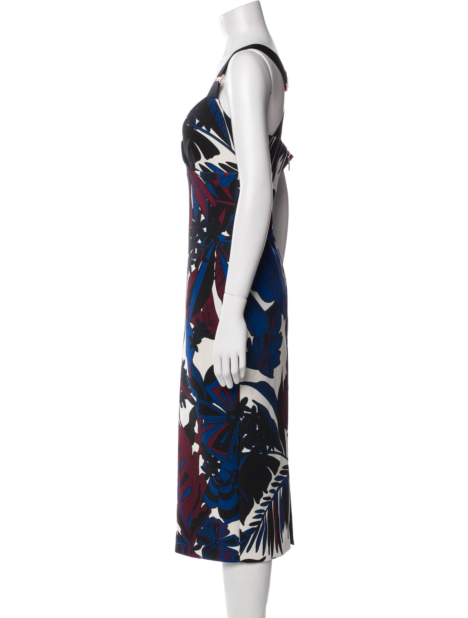 Ted Baker Floral Print Long Dress