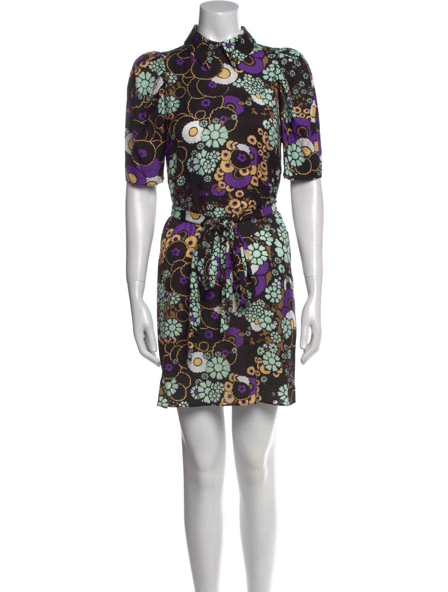 Ted Baker Floral Print Mini Dress