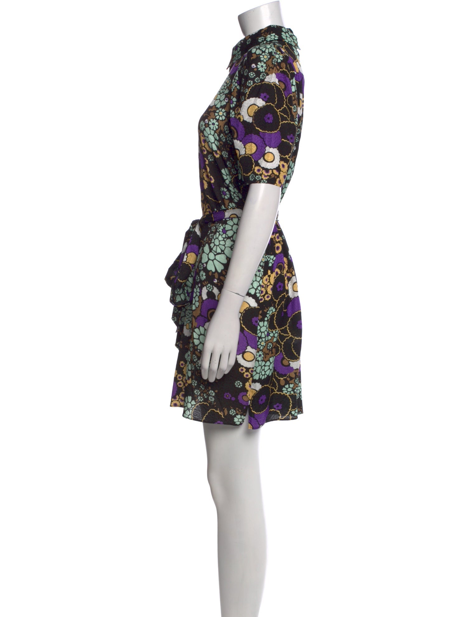 Ted Baker Floral Print Mini Dress