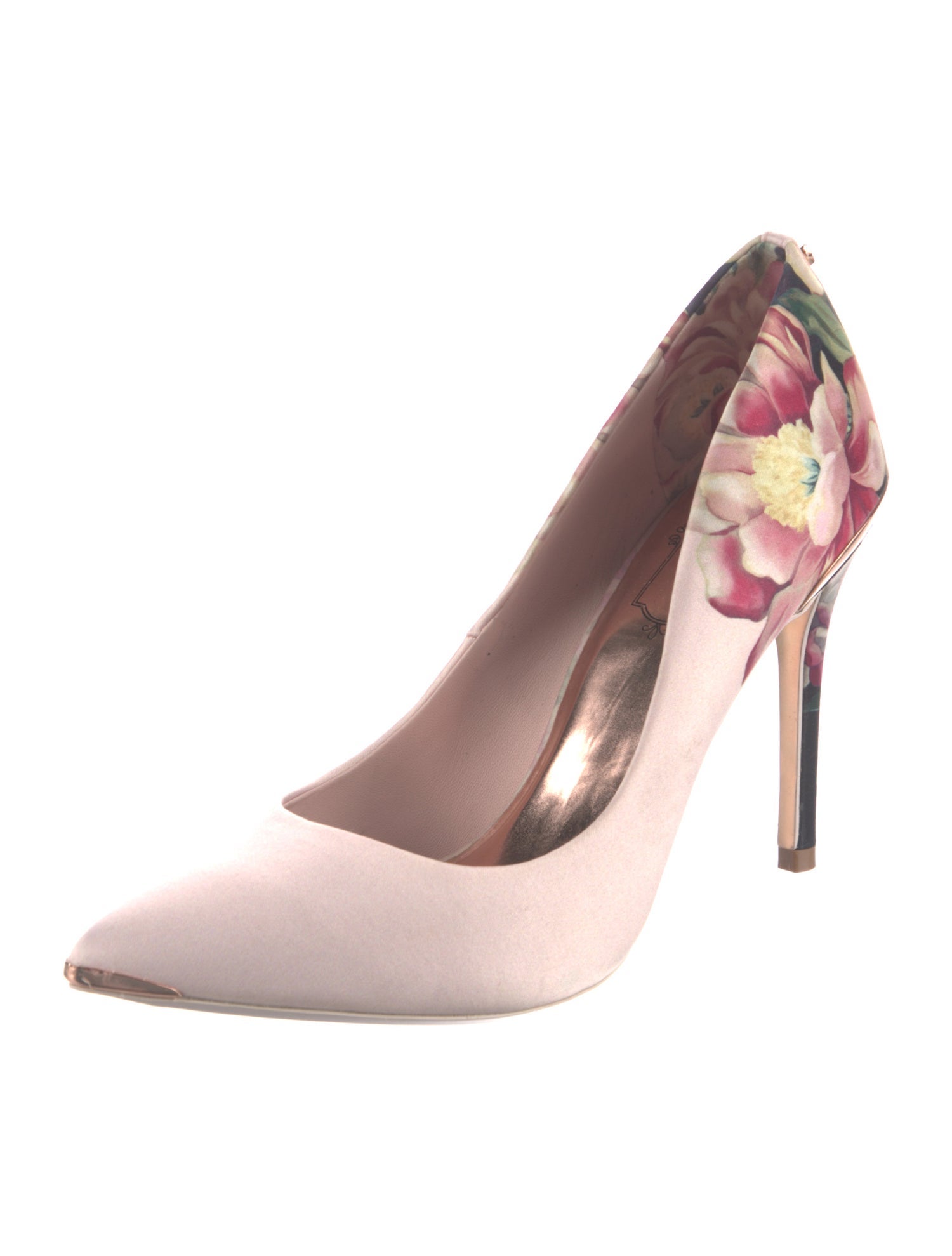 Ted Baker Satin Printed Pumps