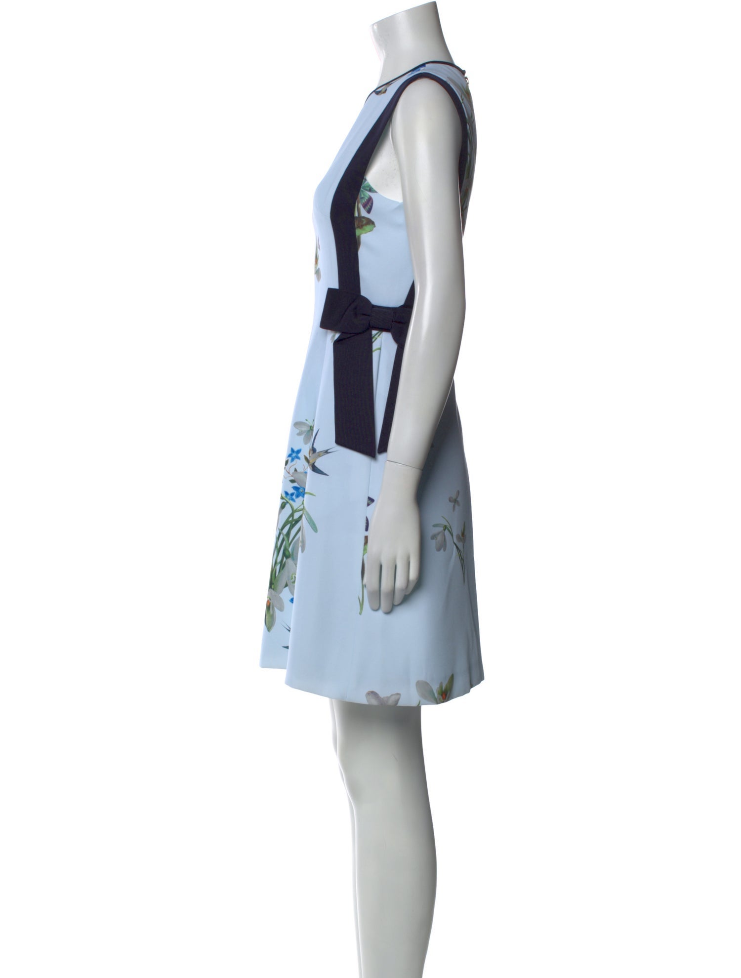 Ted Baker Floral Print Mini Dress