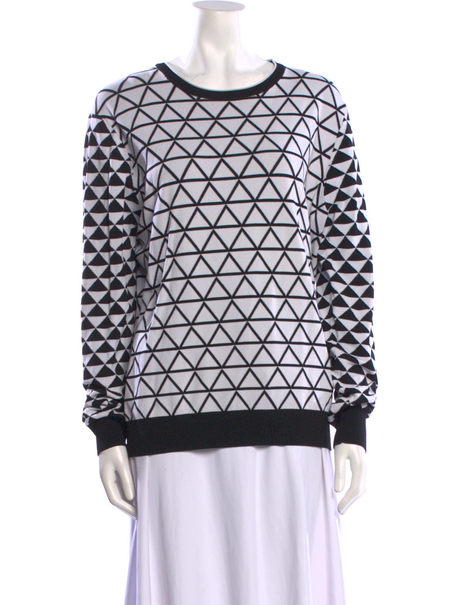 Ted Baker Printed Scoop Neck Sweater