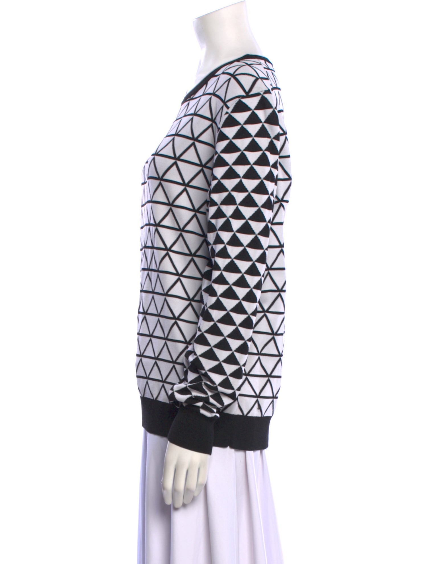 Ted Baker Printed Scoop Neck Sweater