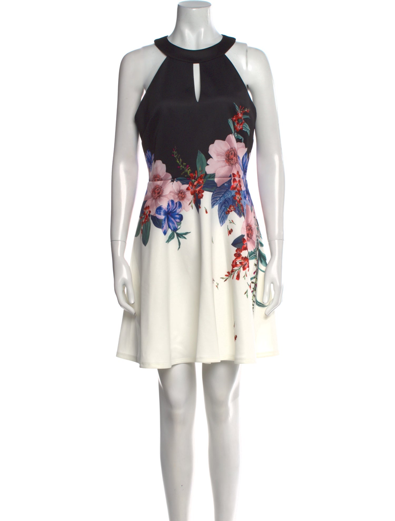 Ted Baker Floral Print Mini Dress w/ Tags