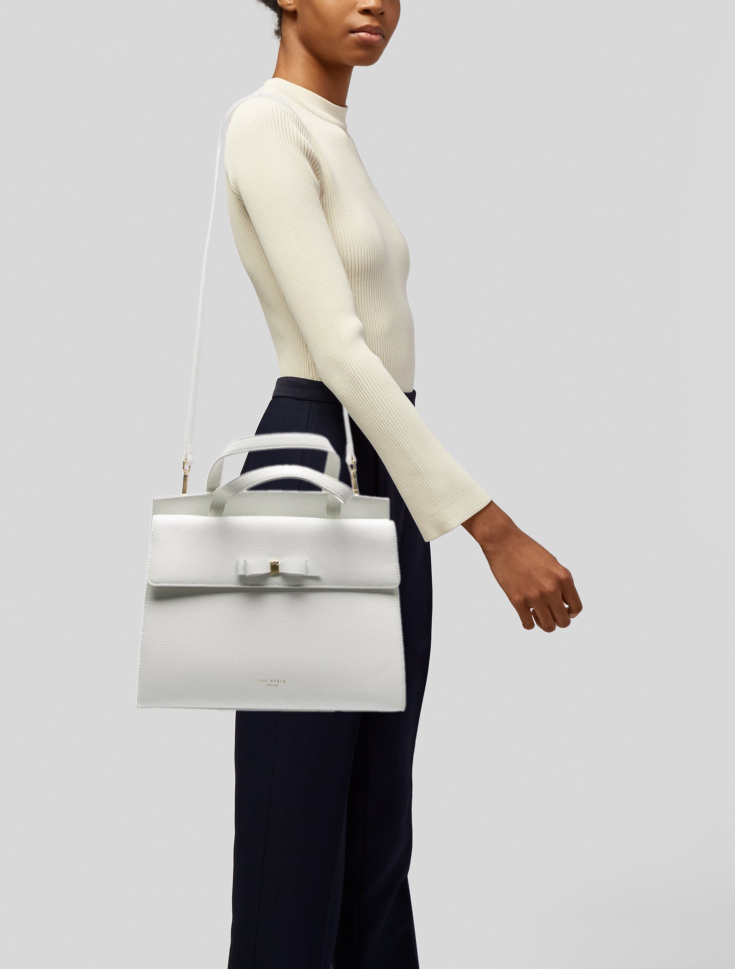 Ted Baker Leather Top Handle Bag