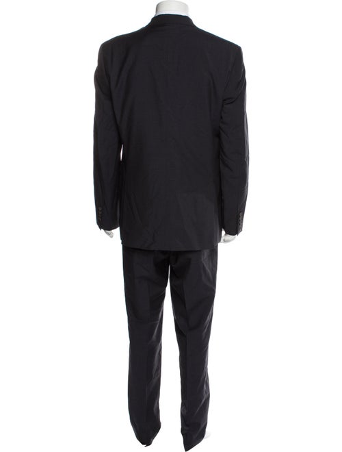 Ted Baker Wool Plaid Print Three-Piece Suit Vest