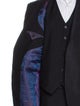 Ted Baker Wool Plaid Print Three-Piece Suit Vest