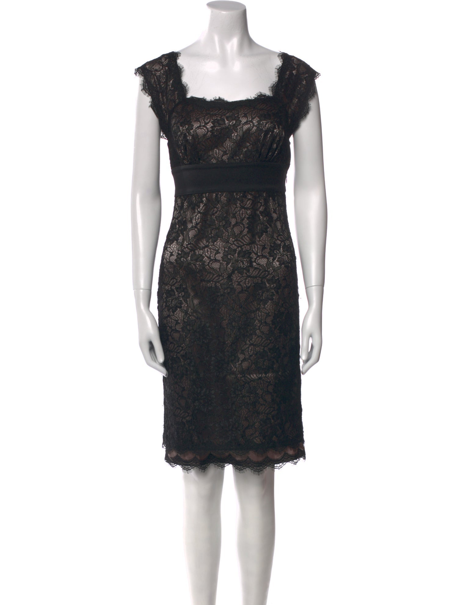 Ted Baker Lace Pattern Knee-Length Dress