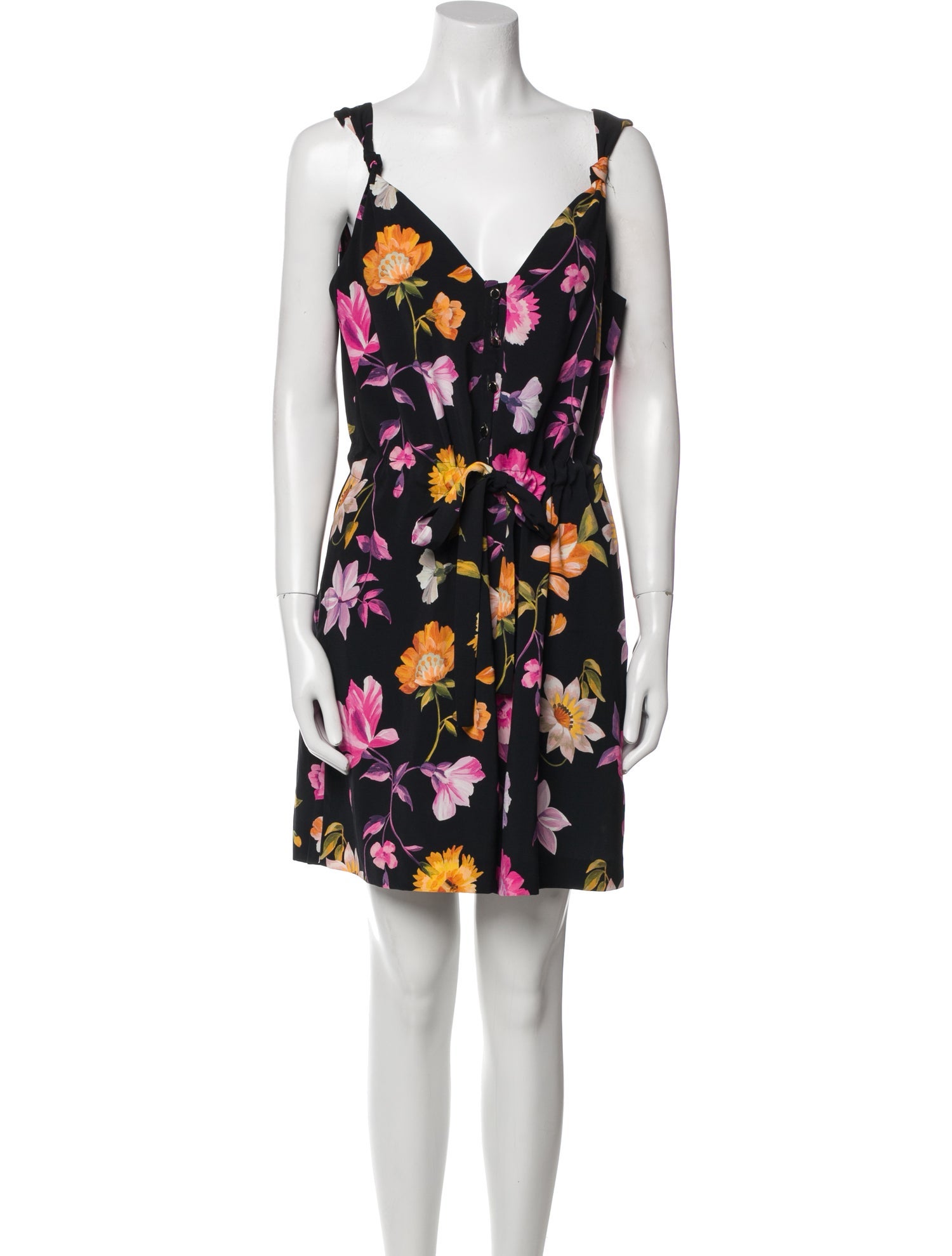 Ted Baker Printed Plunge Neckline Romper