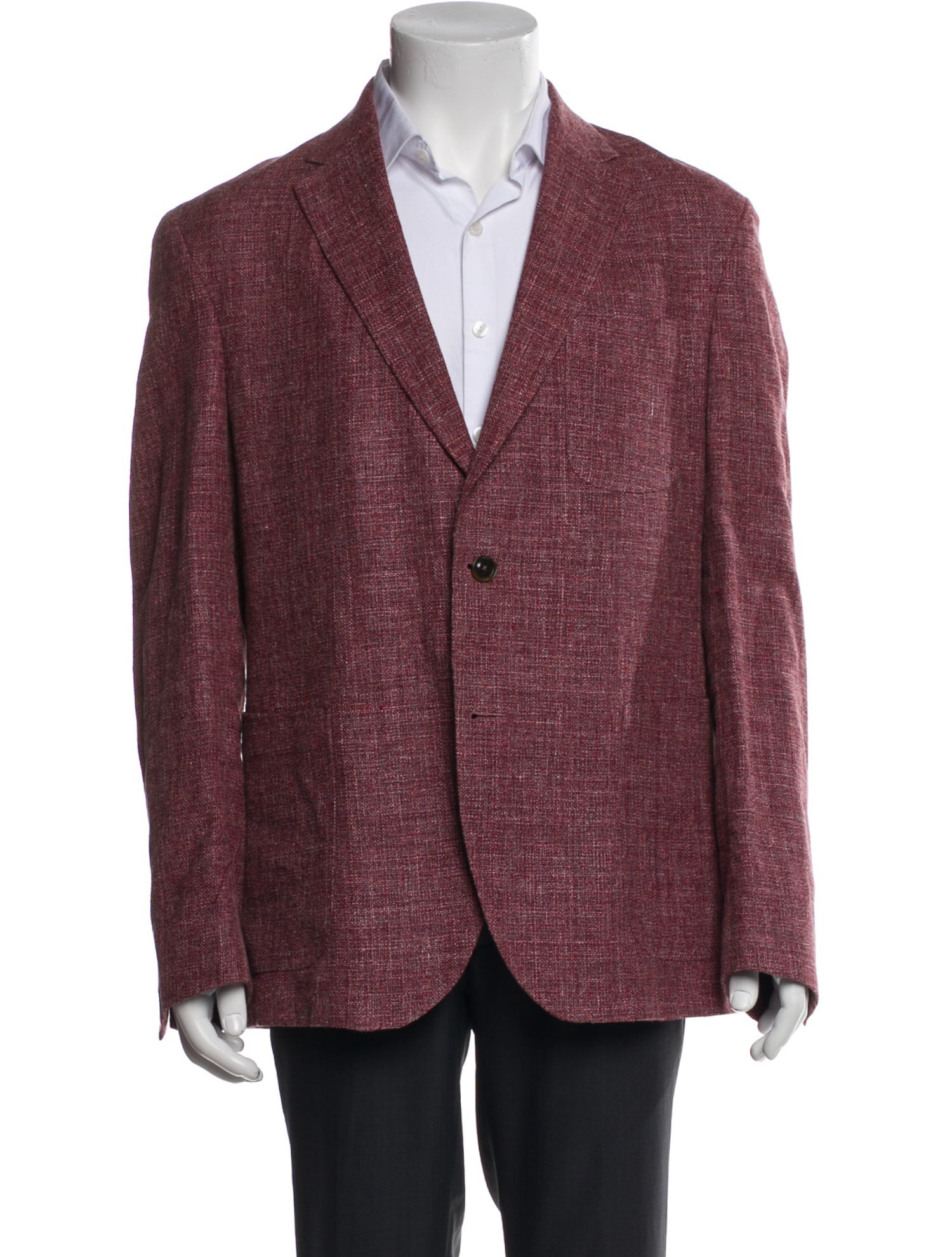 Ted Baker Tweed Pattern Peacoat