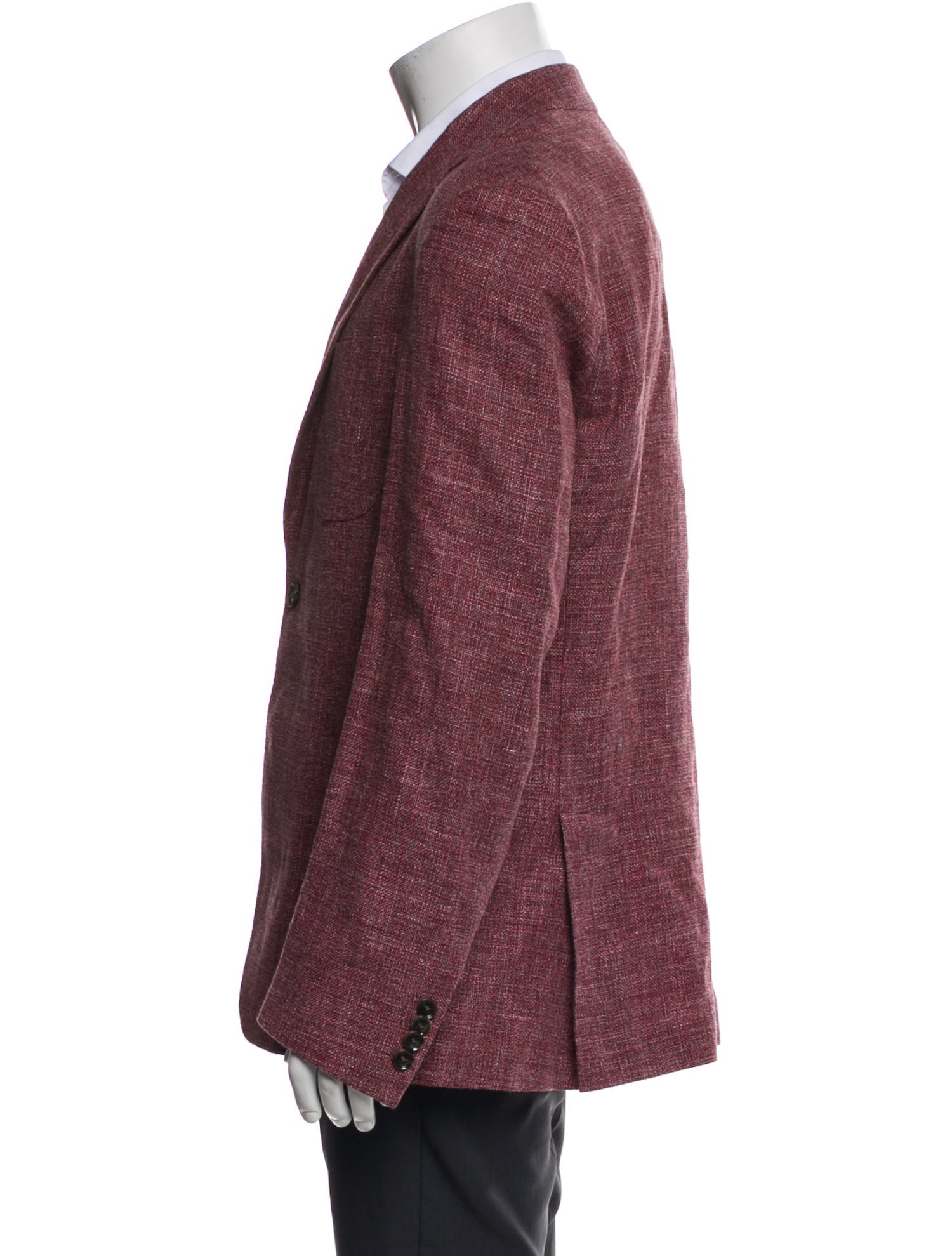 Ted Baker Tweed Pattern Peacoat