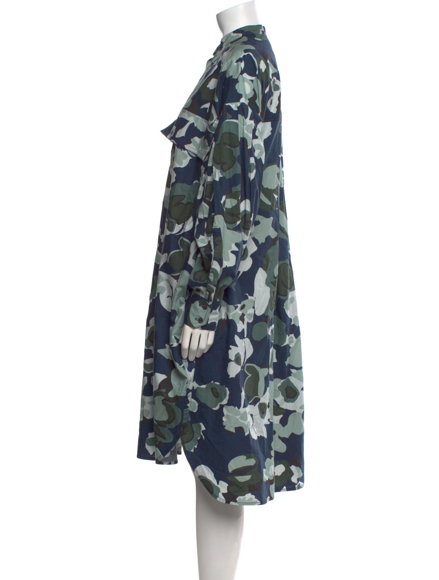 Ted Baker Floral Print Midi Length Dress