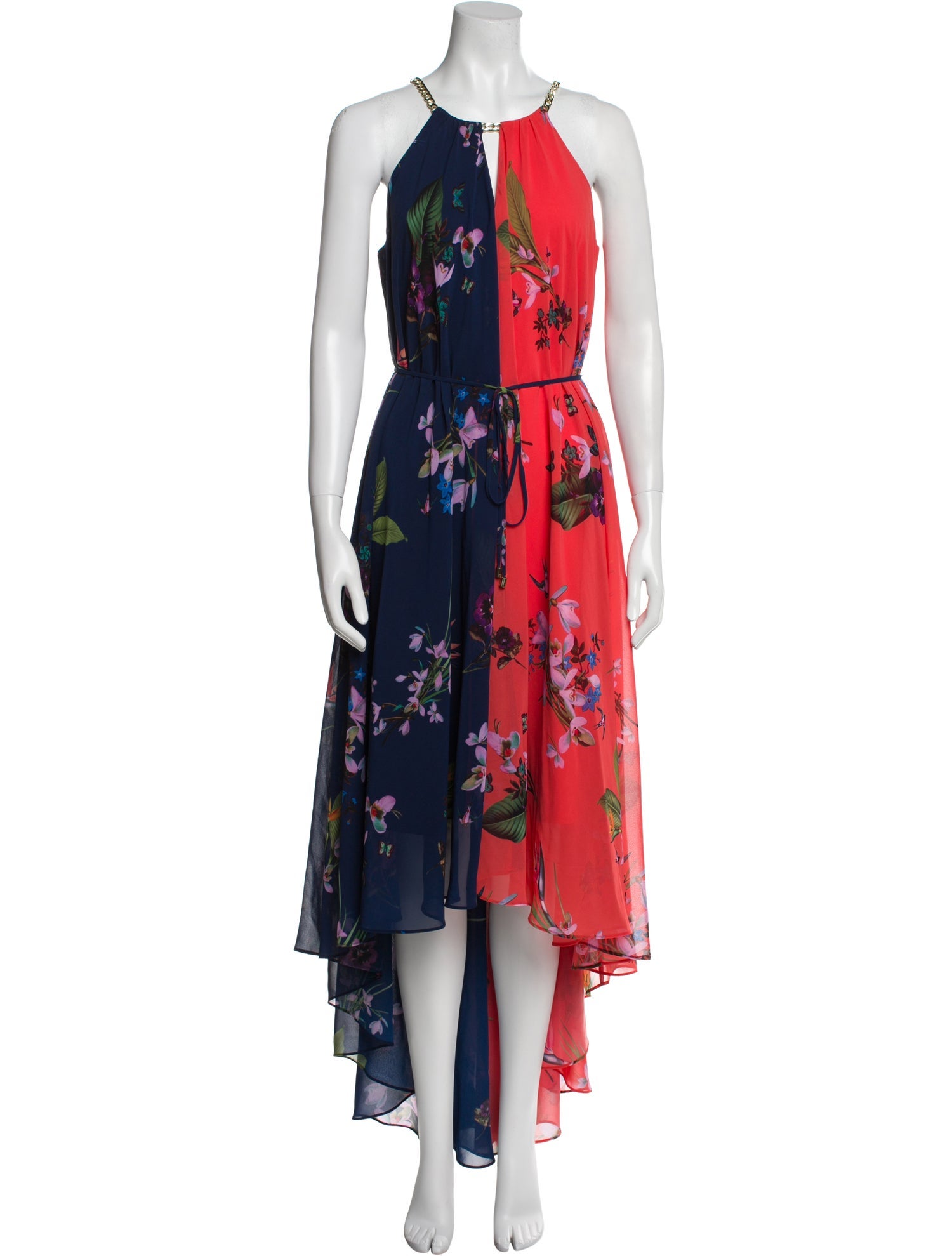 Ted Baker Floral Print Long Dress