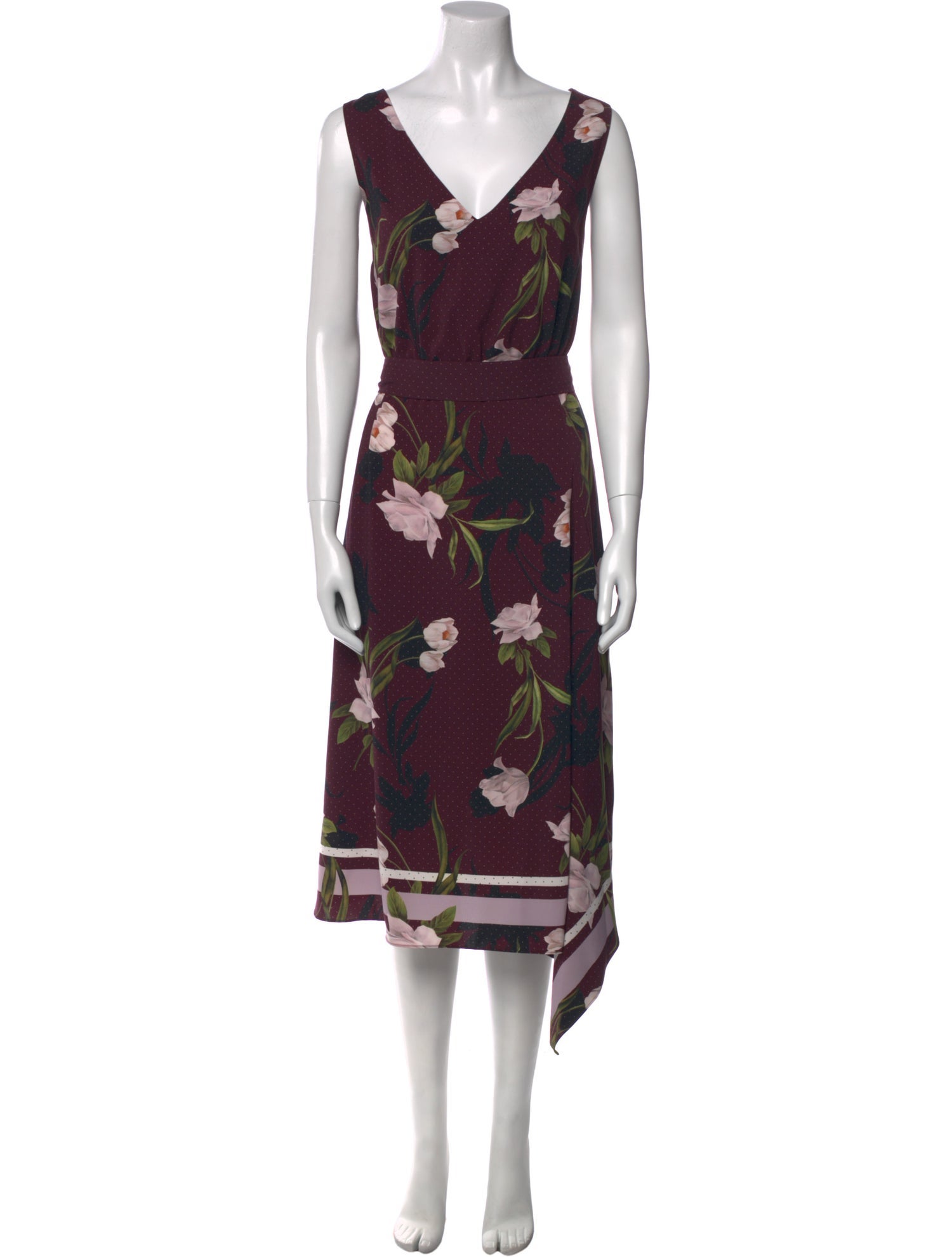 Ted Baker Floral Print Long Dress