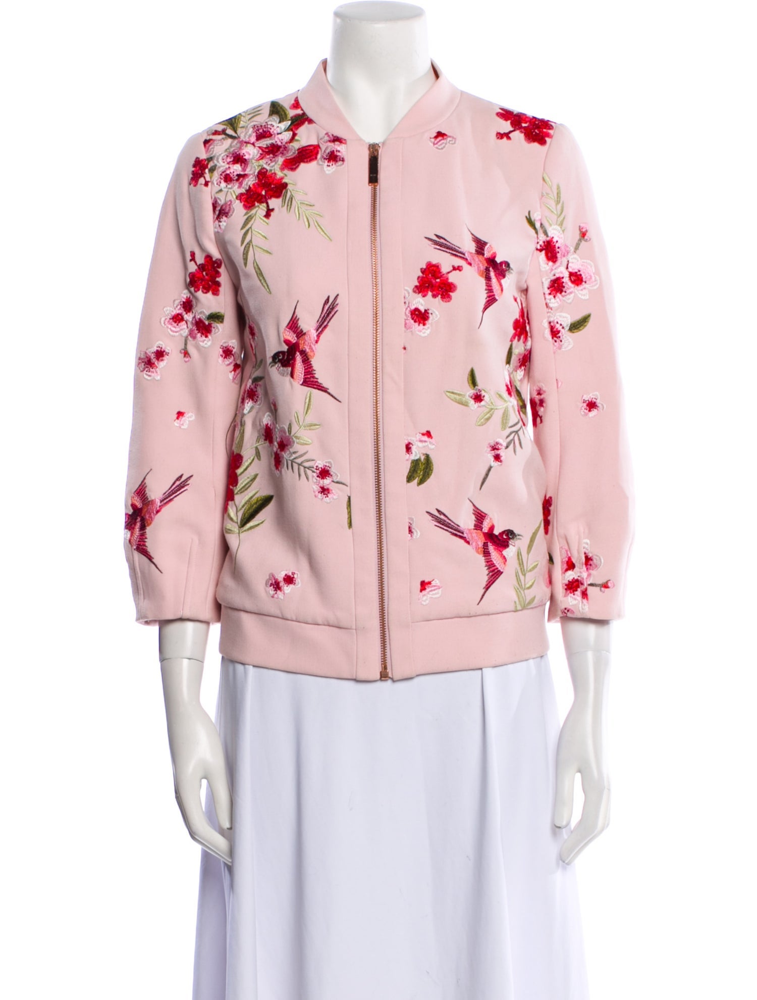 Ted Baker Floral Print Bomber Jacket