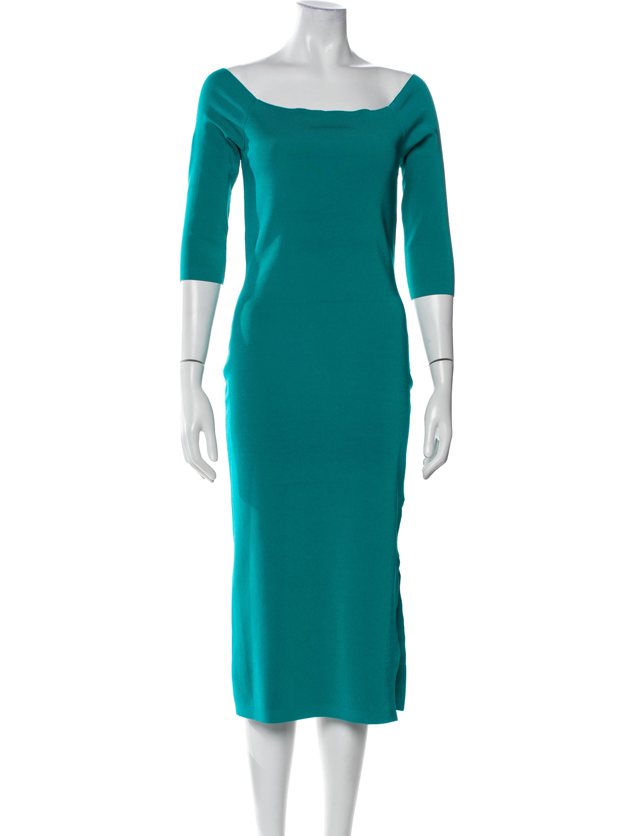 Ted Baker Bateau Neckline Midi Length Dress