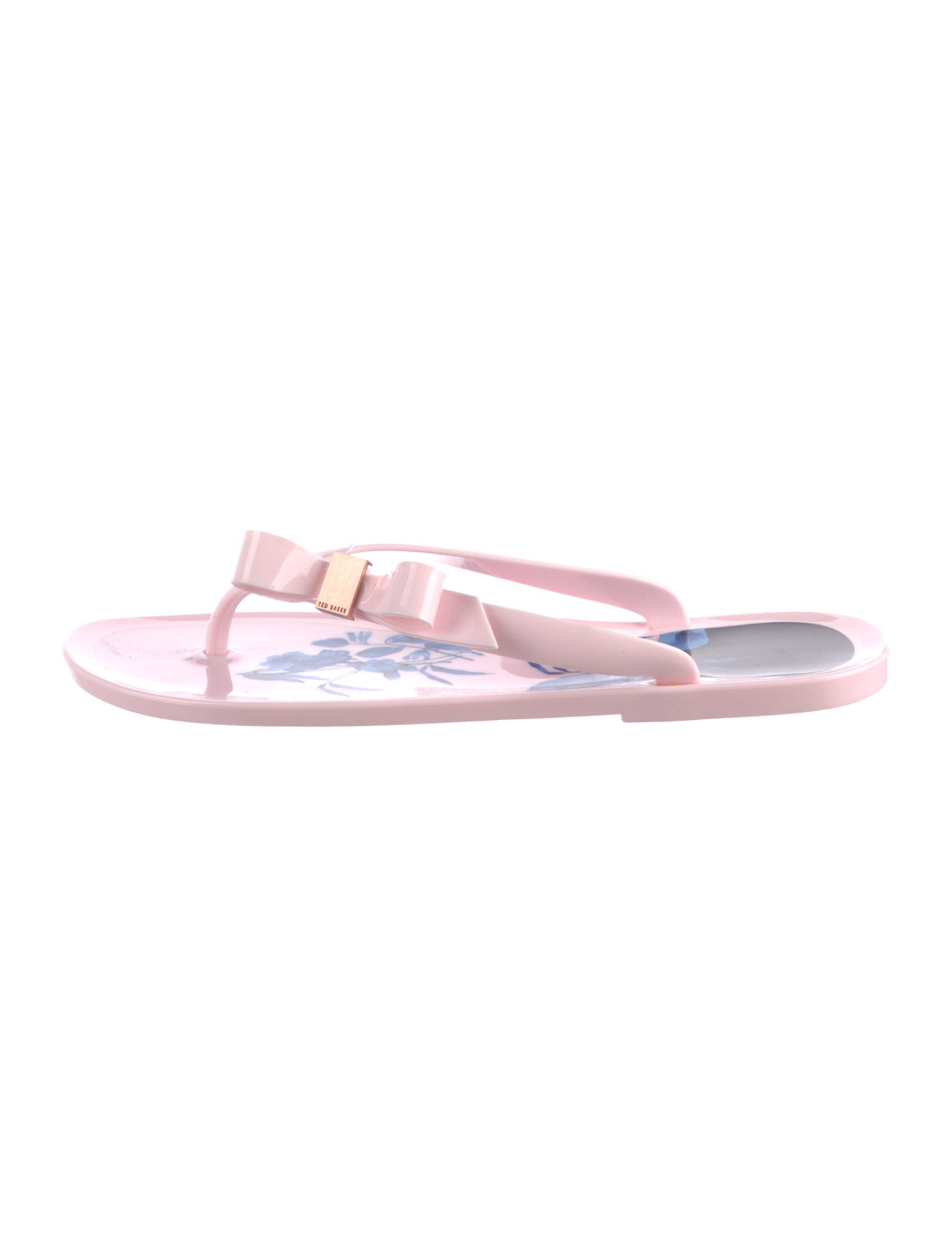 Ted Baker Rubber Bow Accents Flip Flops