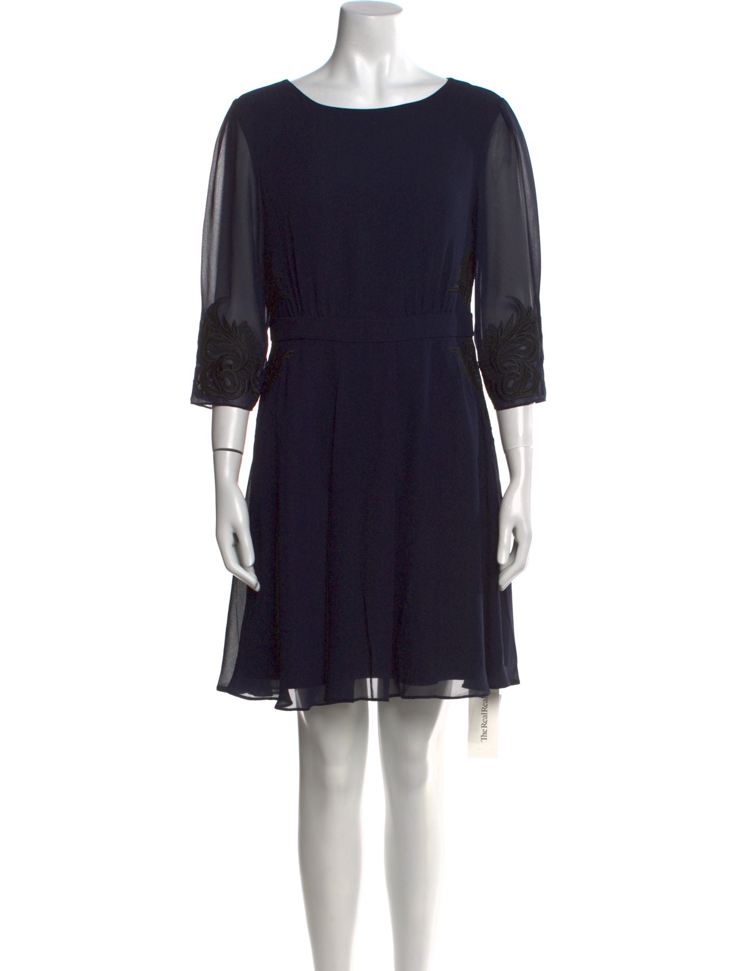 Ted Baker Bateau Neckline Mini Dress