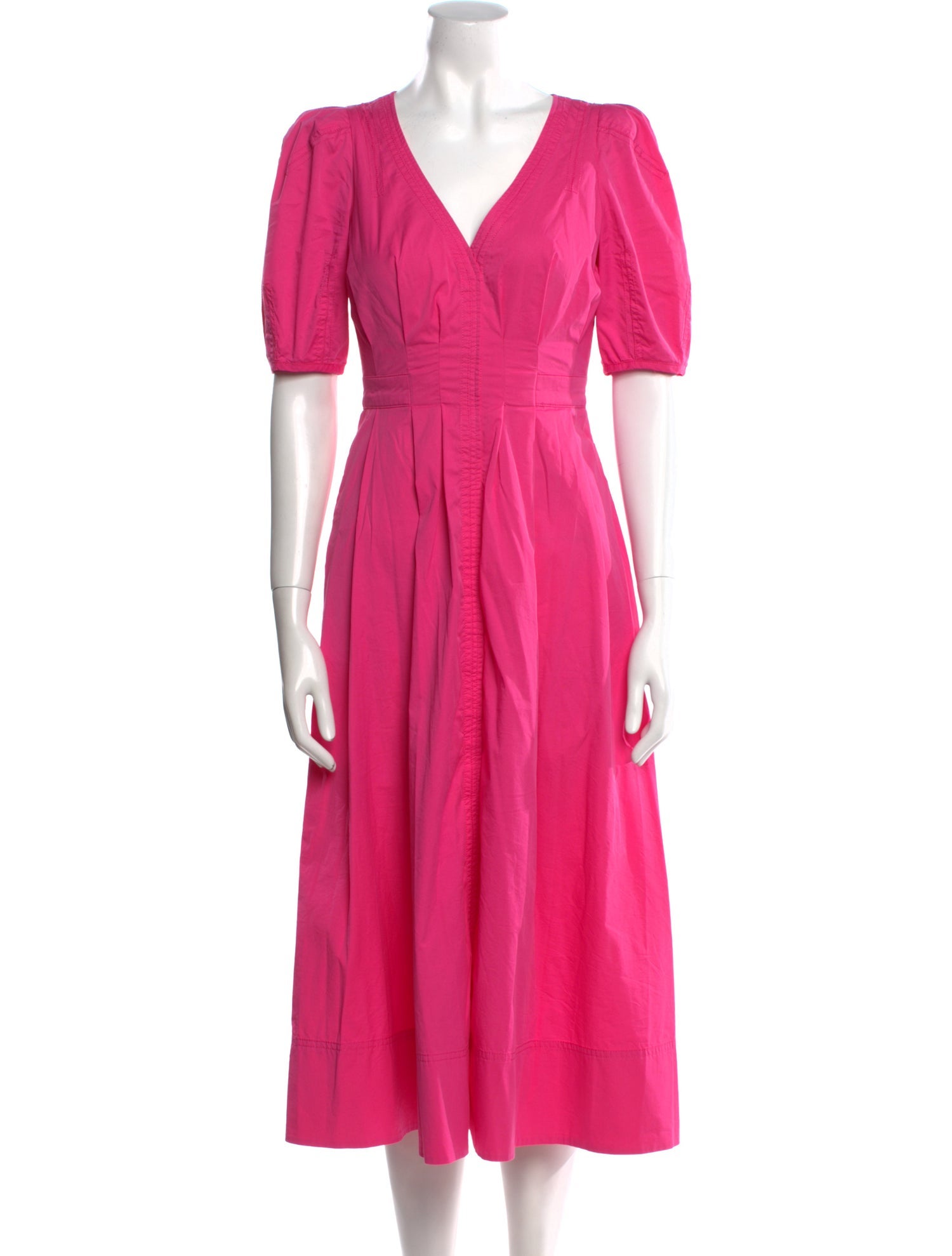 Ted Baker V-Neck Midi Length Dress