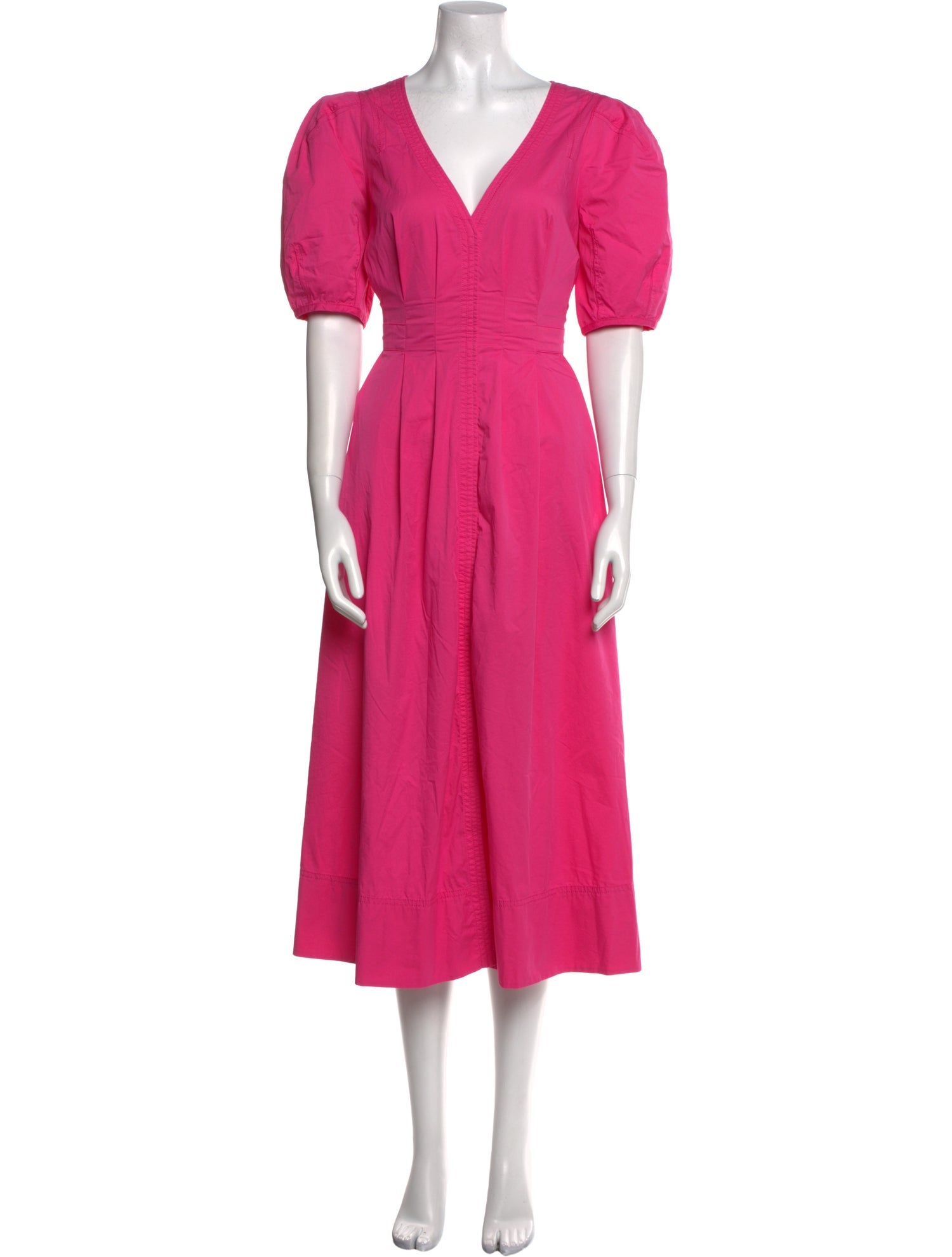 Ted Baker V-Neck Midi Length Dress