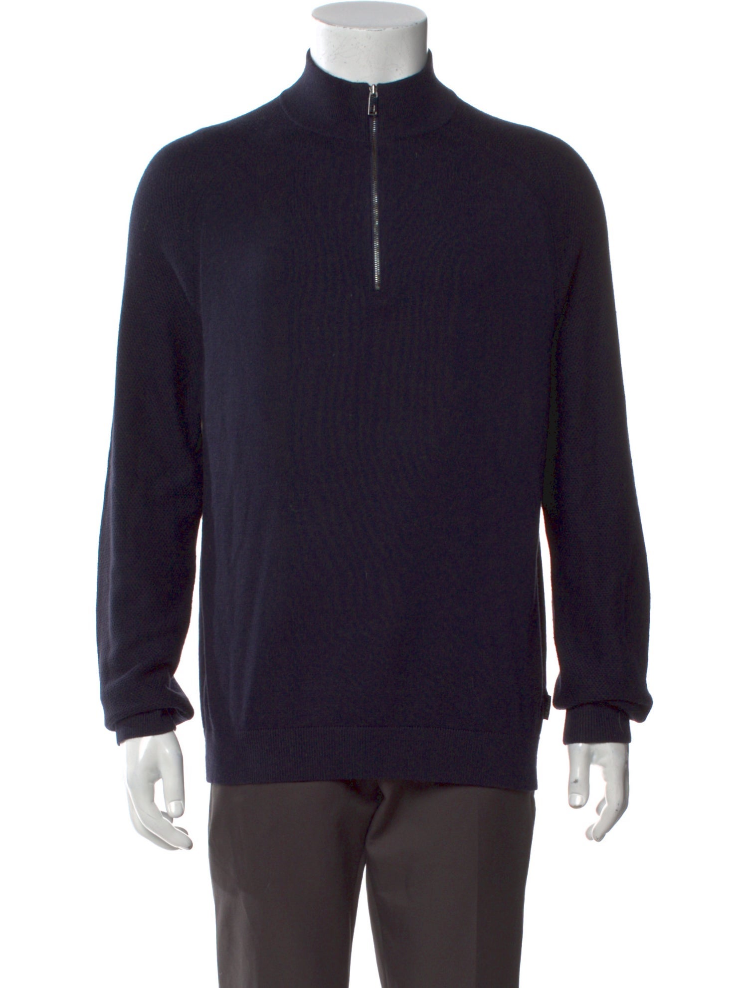 Ted Baker Mock Neck Long Sleeve Polo Sweater