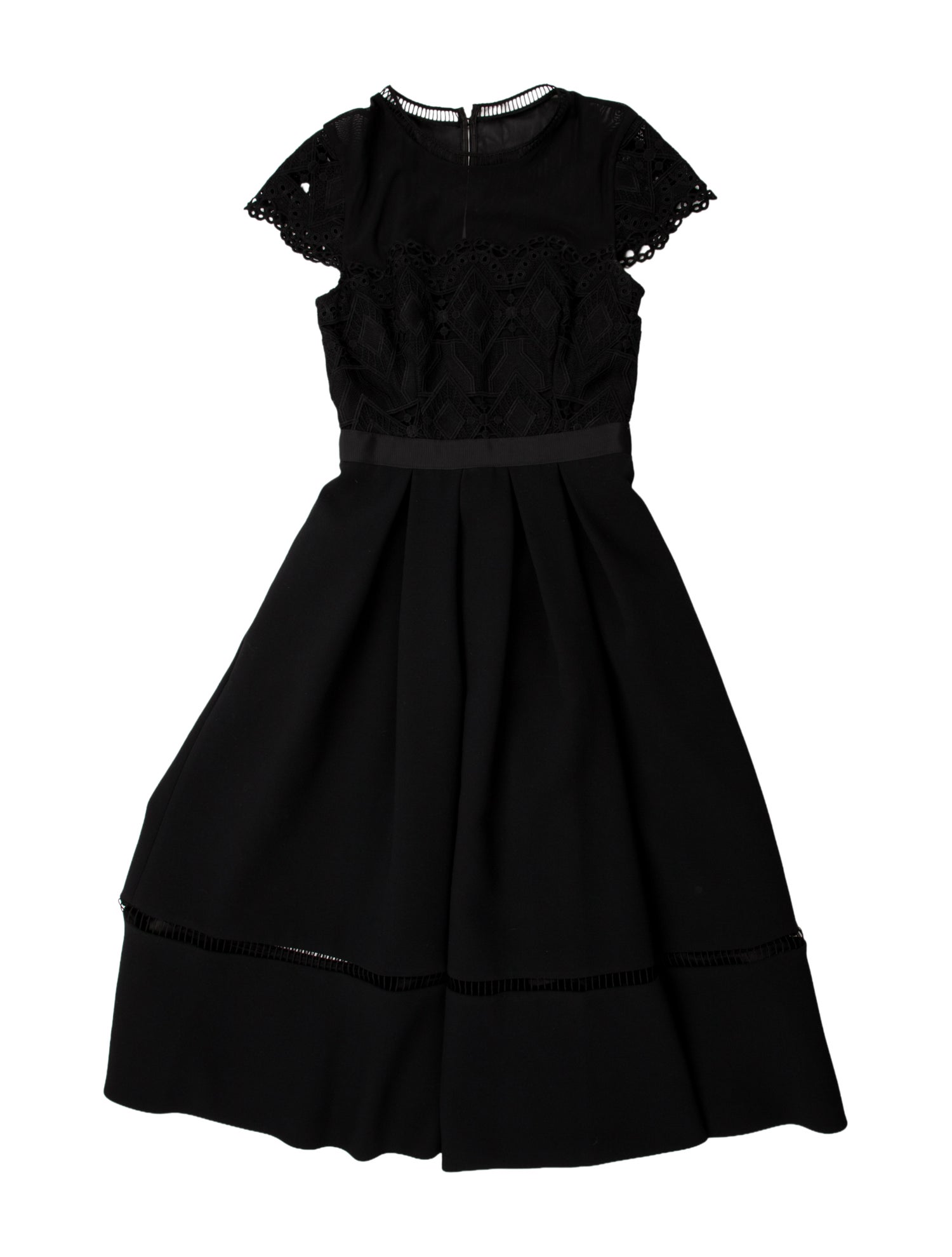 Ted Baker Scoop Neck Midi Length Dress