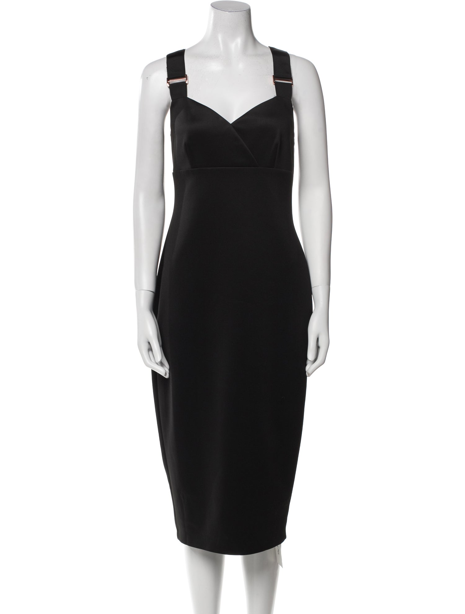 Ted Baker Square Neckline Midi Length Dress