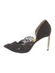 Ted Baker Mesh Crystal Embellishments D'Orsay Pumps