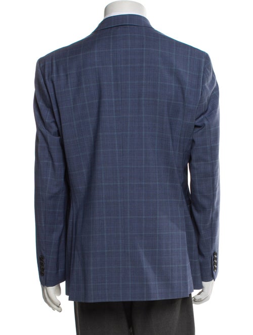 Ted Baker Wool Plaid Print Blazer