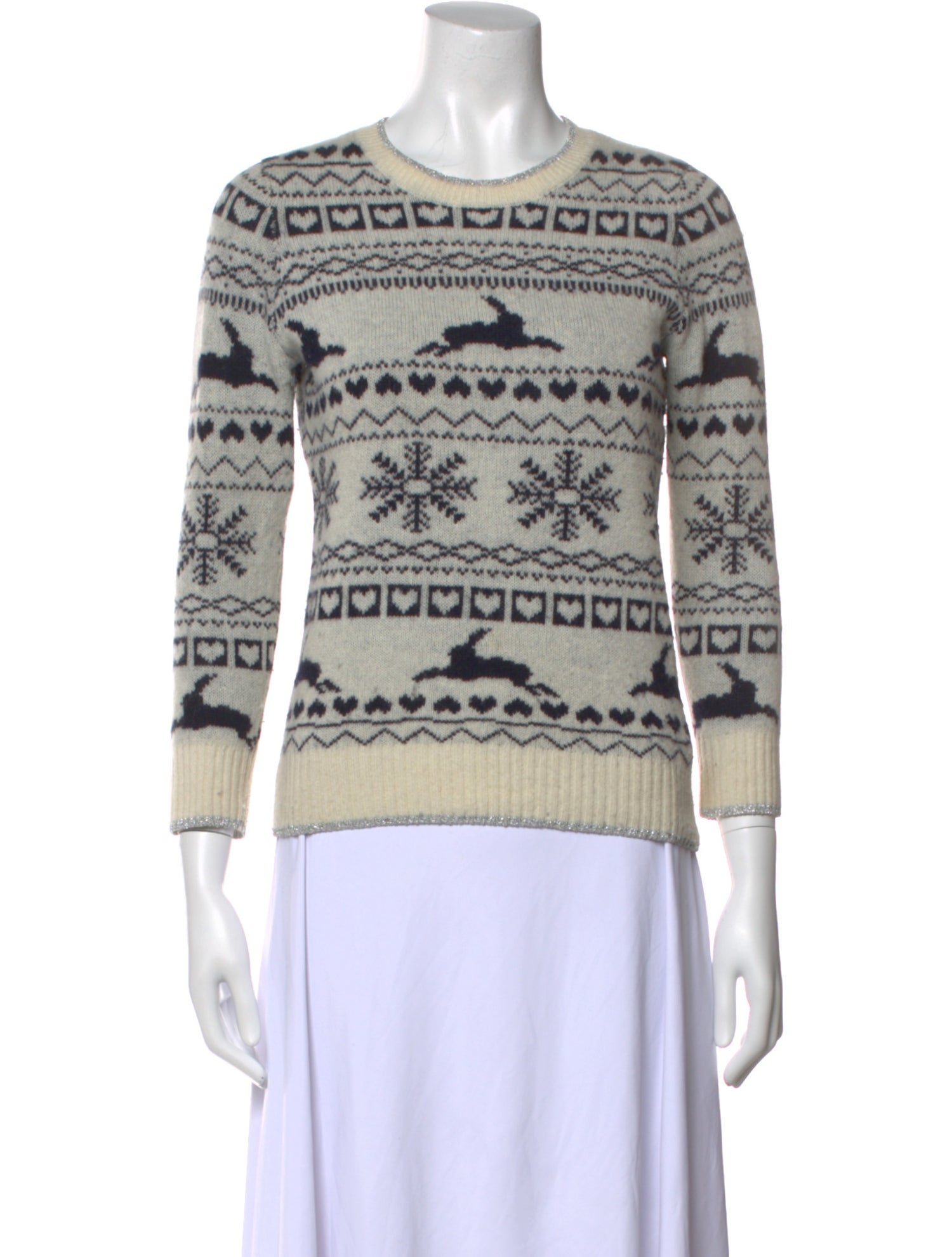 Ted Baker Printed Crew Neck Sweater