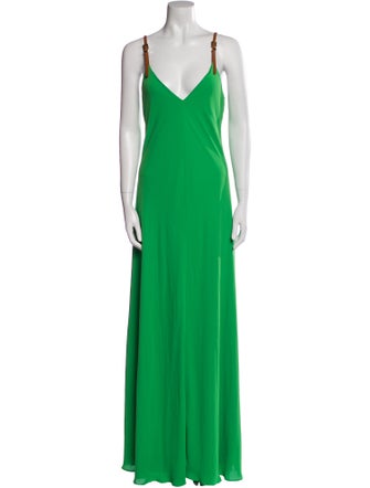 Ted Baker V-Neck Long Dress