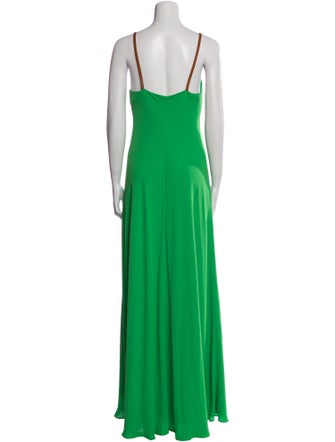 Ted Baker V-Neck Long Dress