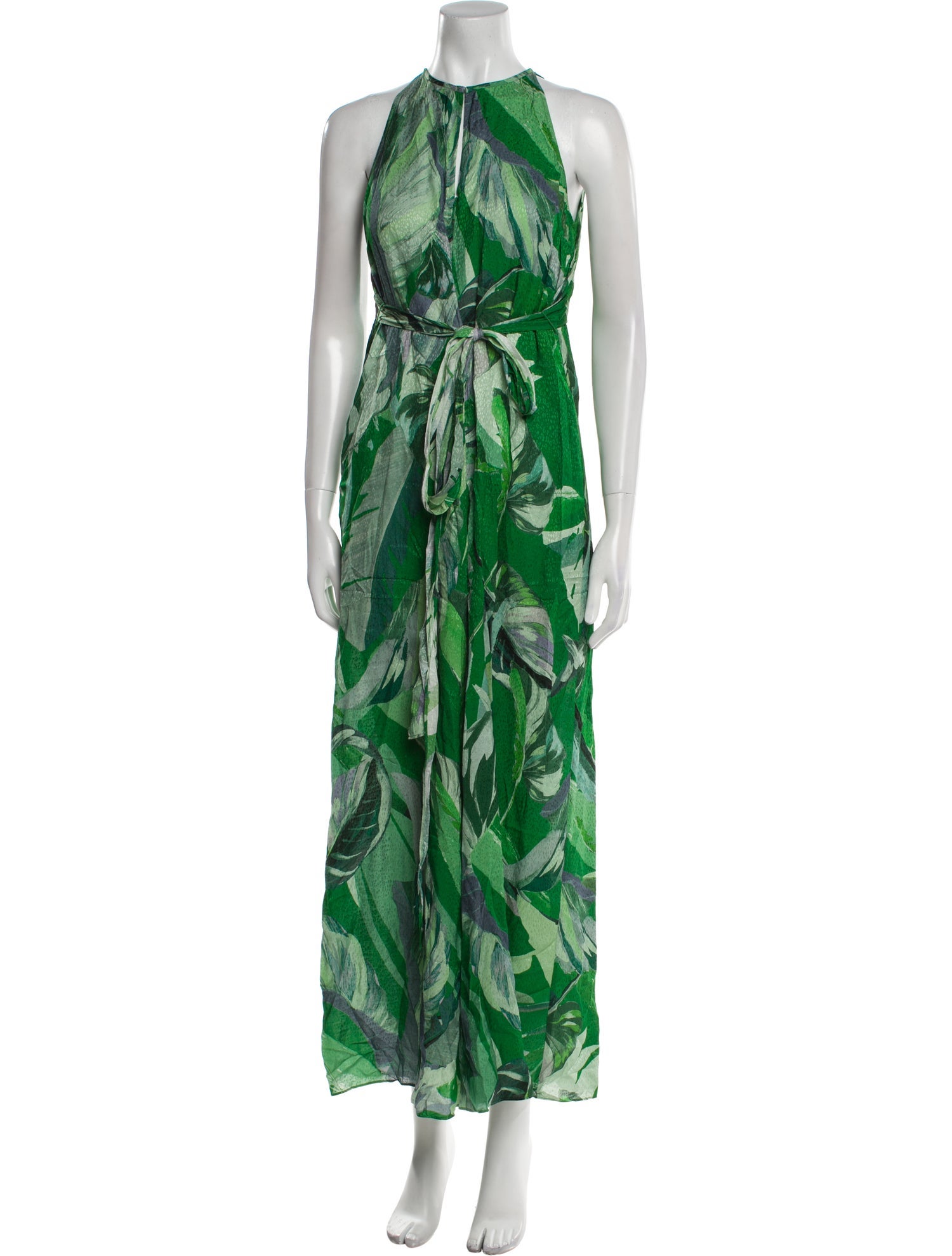 Ted Baker Printed Crew Neck Jumpsuit