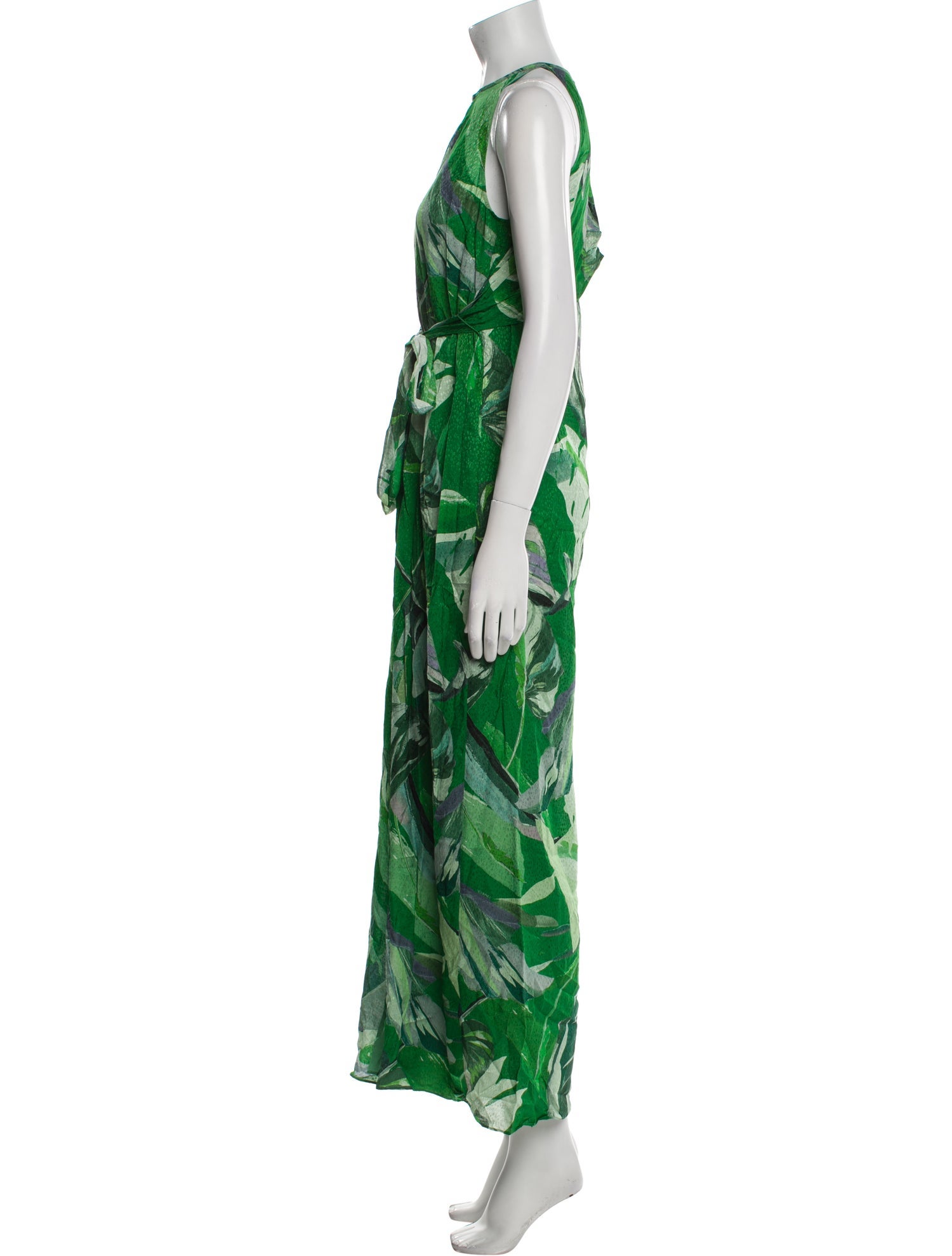 Ted Baker Printed Crew Neck Jumpsuit