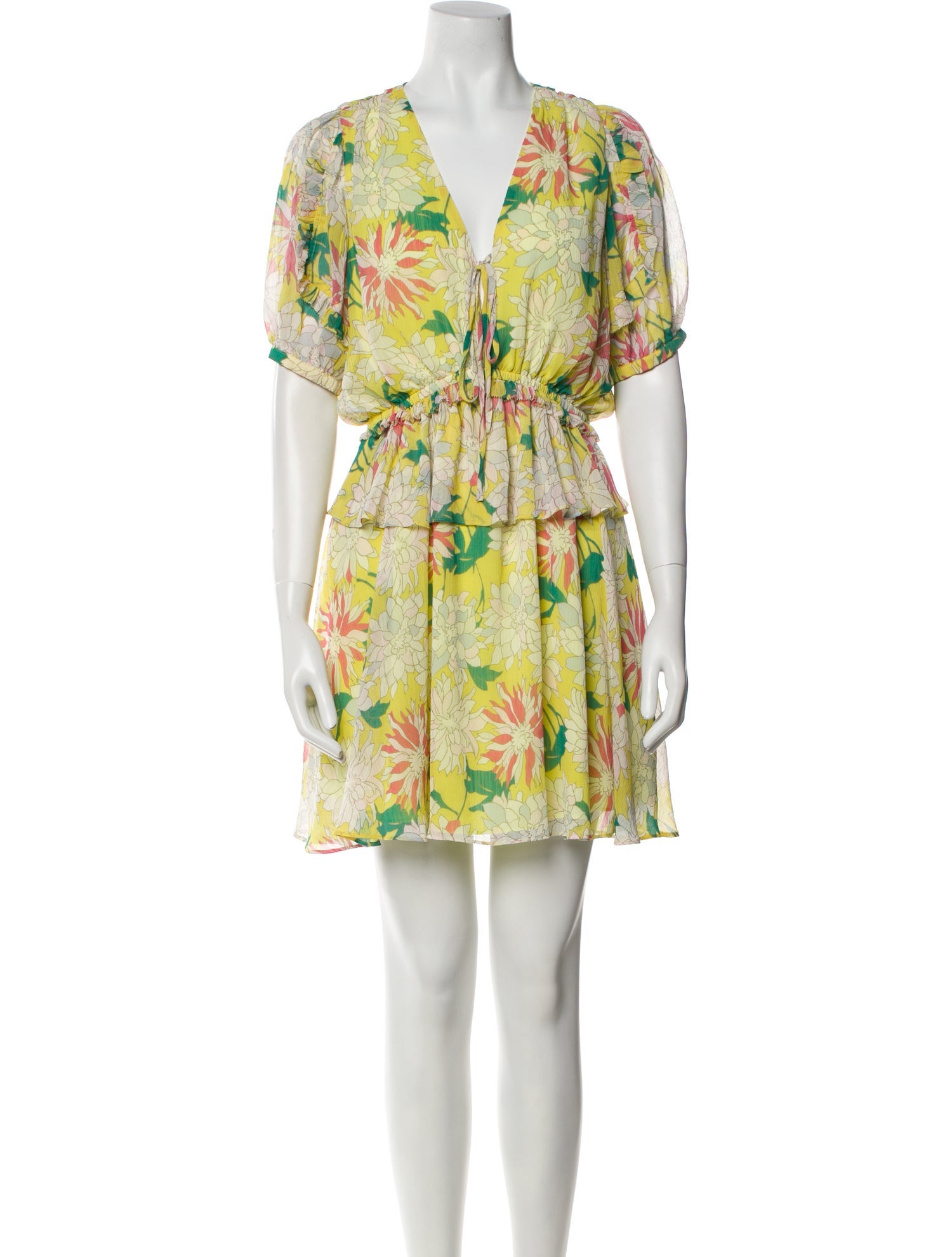 Ted Baker Floral Print Mini Dress