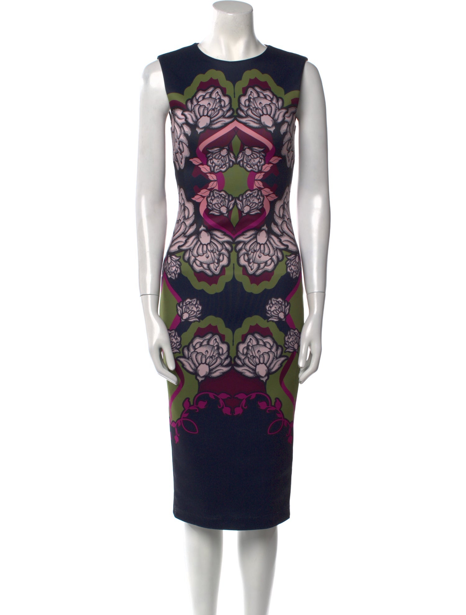 Ted Baker Printed Midi Length Dress