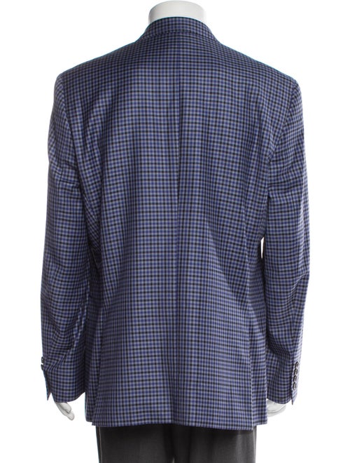 Ted Baker Wool Plaid Print Blazer