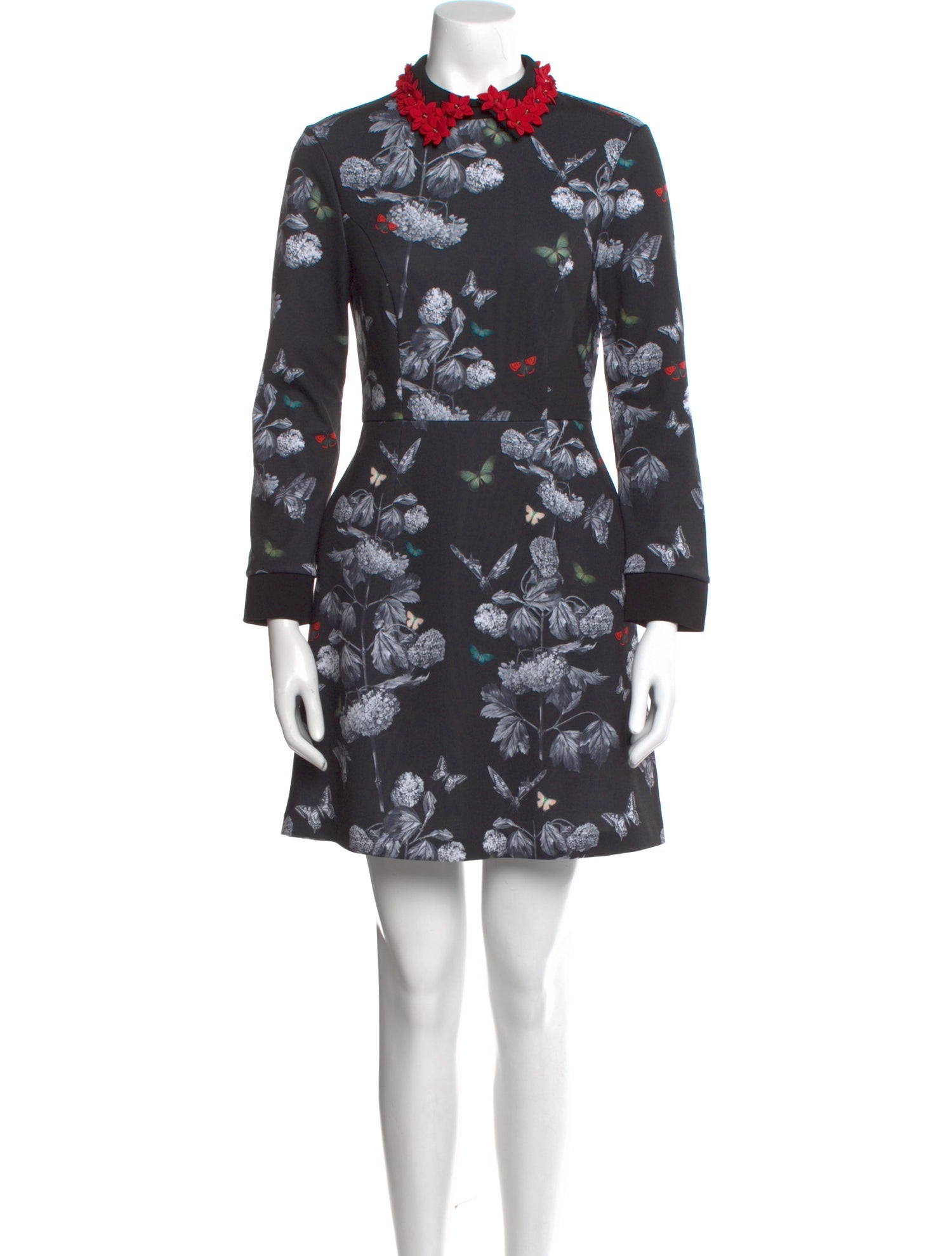Ted Baker Floral Print Mini Dress
